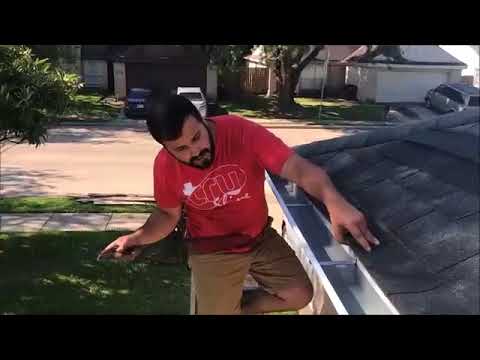 Gutter Cleaning Process